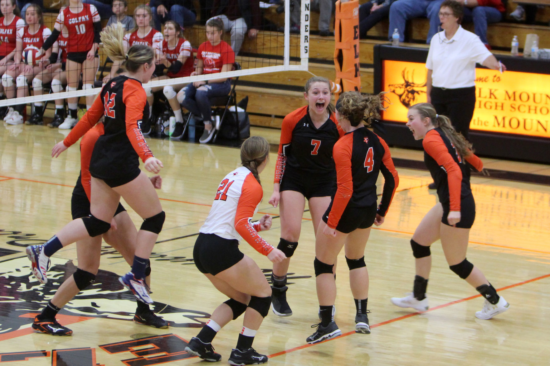 Colfax at Elk Mound volleyball 10-17-19